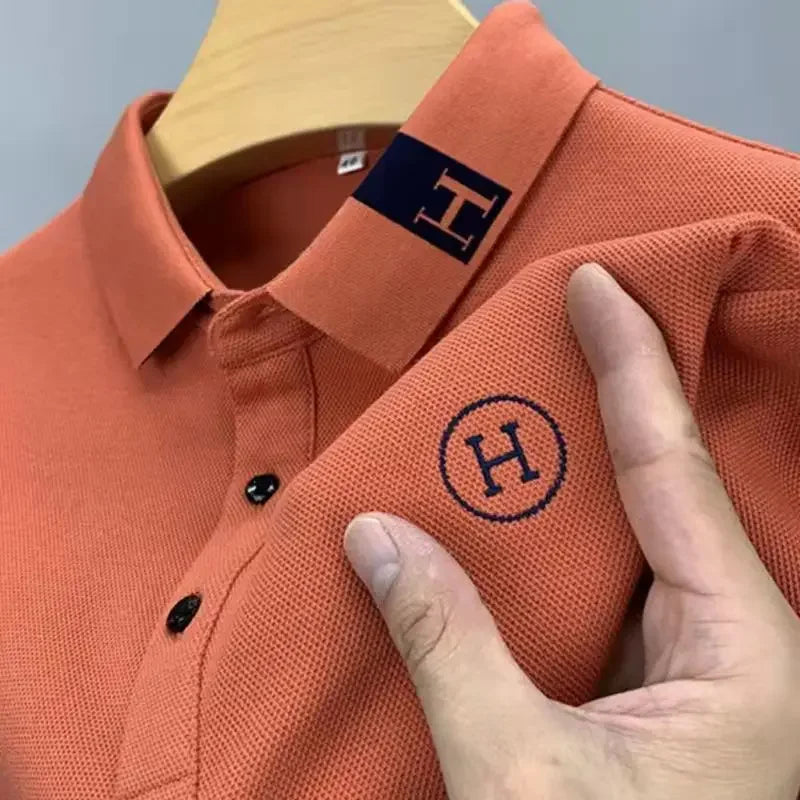 STOCK-Ice Silk Men's Polo Shirt – Summer 2023 Collection