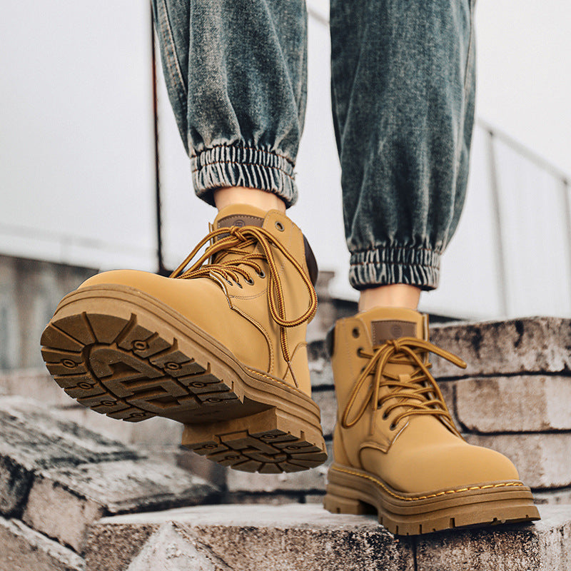 Workwear Martin Boots – Waterproof Labor Protection Shoes for Men