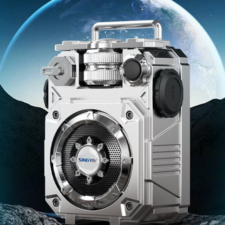 S3 Mecha‑Style Bluetooth Speaker – High Sound, RGB Light Design