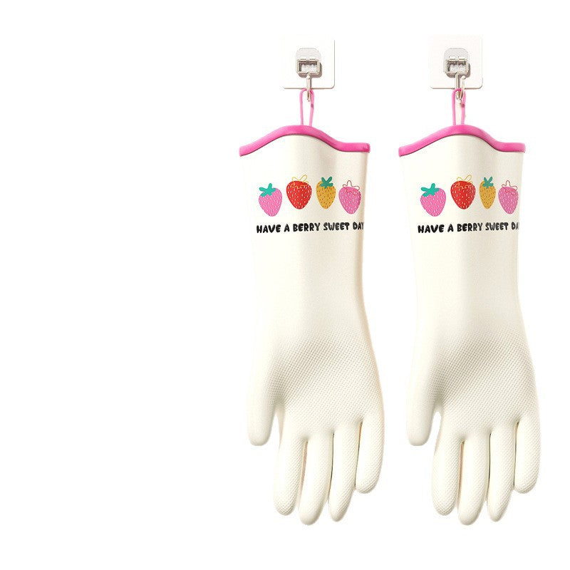 Thickened Nitrile Household Gloves – Waterproof & Durable