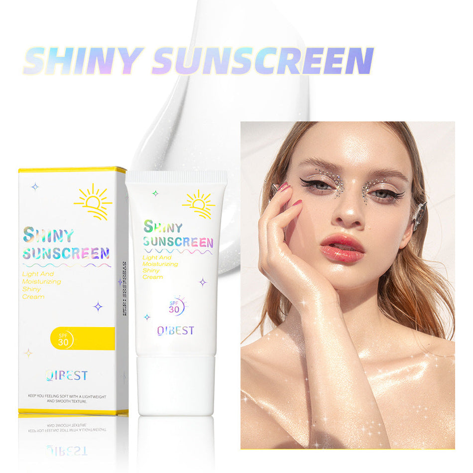 Qibest SPF30 PA+ Sunscreen Isolation Cream 28g Moisturizing