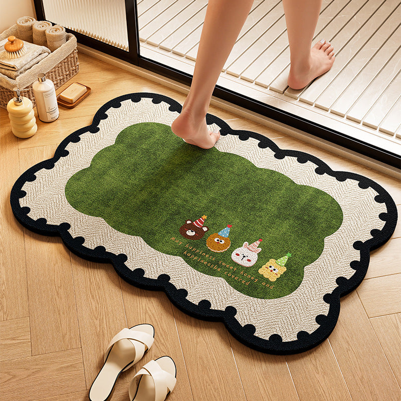 Soft Diatom Mud Non-Slip Bathroom Floor Mat