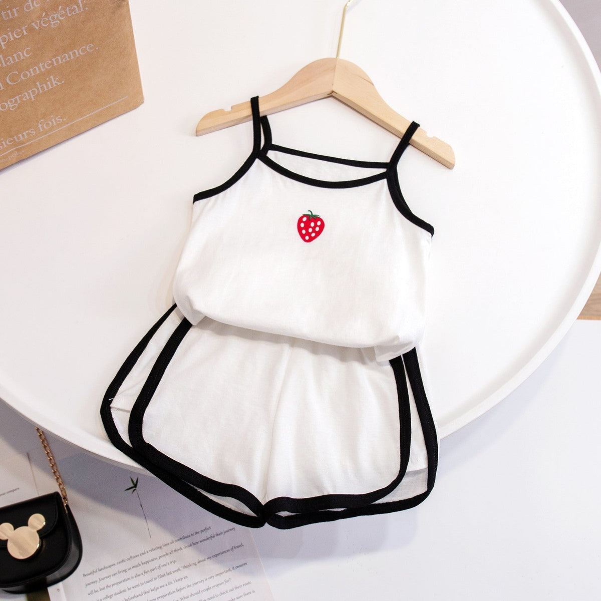Baby Girls Korean Strawberry Lace Shirt & Shorts Set – Baby & Children's Outfits – Image 7