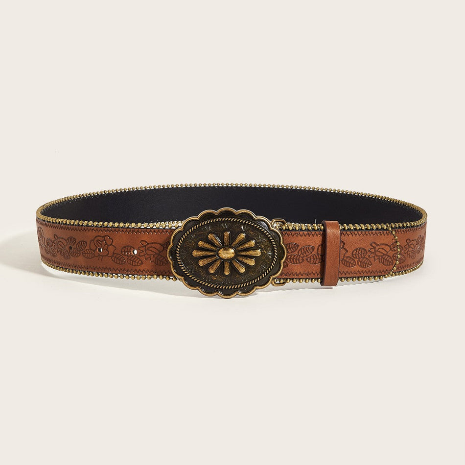 Punk Style Snap Belt – Willow Nail Fashion Belt Men