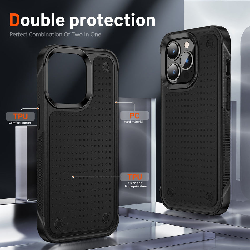 Elegant iPhone 15 Pro Max Two-in-One Case