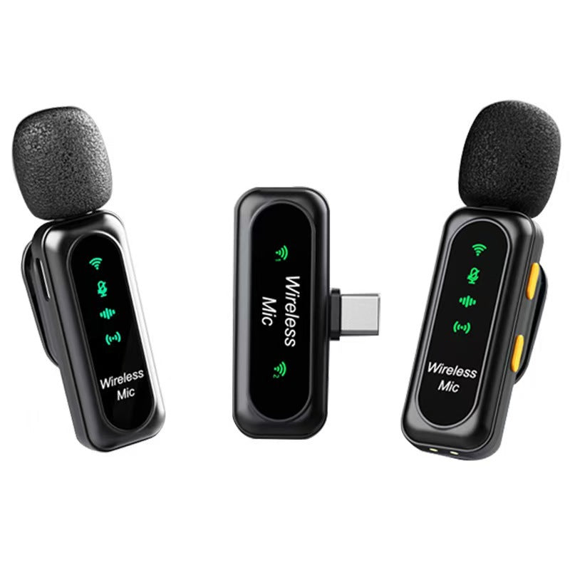 Mini Wireless Collar Clip Mic – Noise-Reducing Mic for Mobile