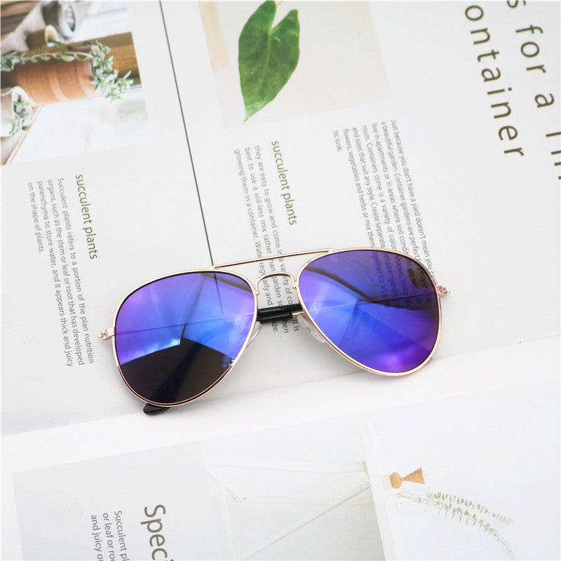 Kids' Reflective Frog Sunglasses with UV Protection