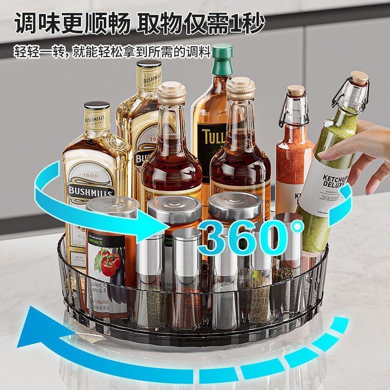 Rotating Kitchen Seasoning Storage Rack