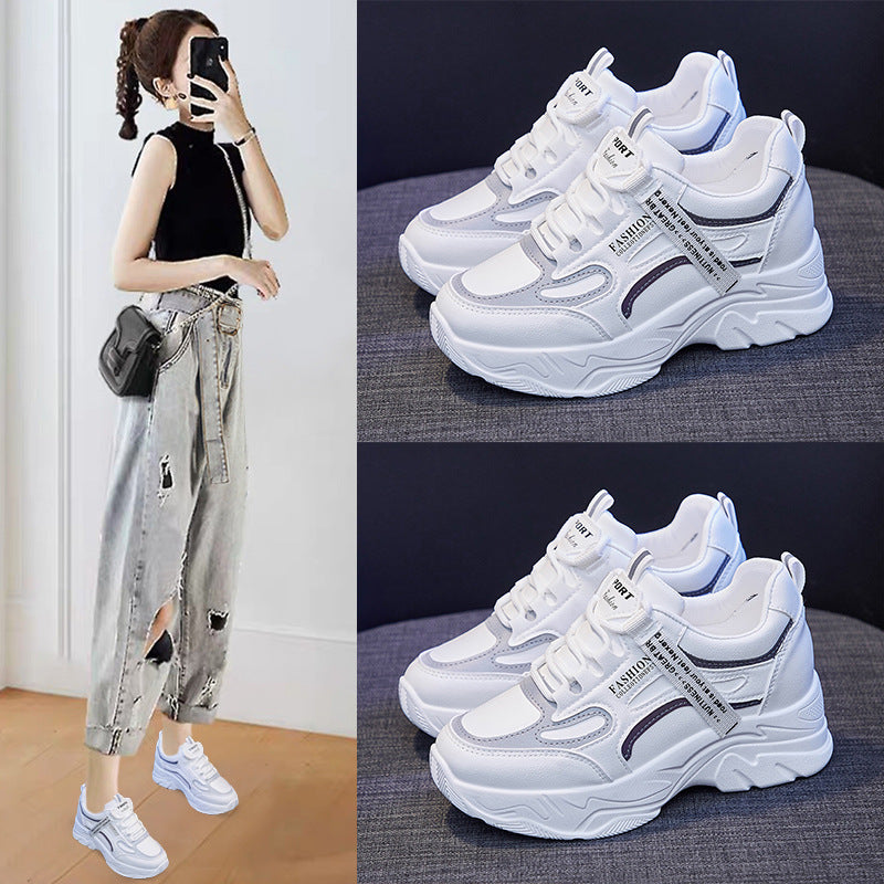 STOCK-Women’s Inner Height-Increasing Sneakers
