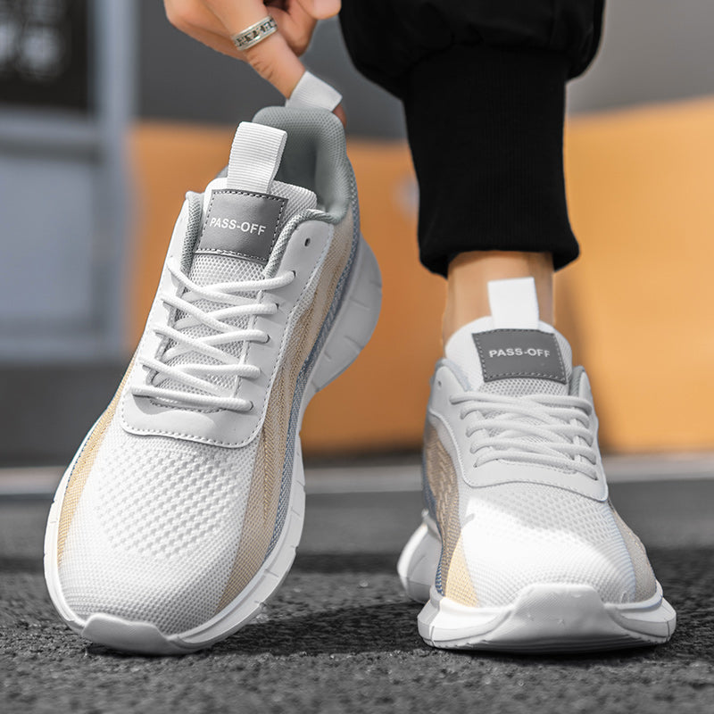 INSTOCK-Fly-Knit Sports Running Shoes for Men Non-Slip 2025