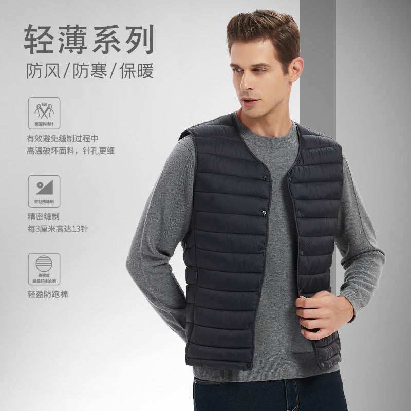 Men’s Down Cotton Heated Vest Autumn & Winter 2026