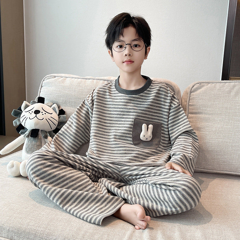 Boys Winter Pajamas 2026 – Long Sleeve Loungewear