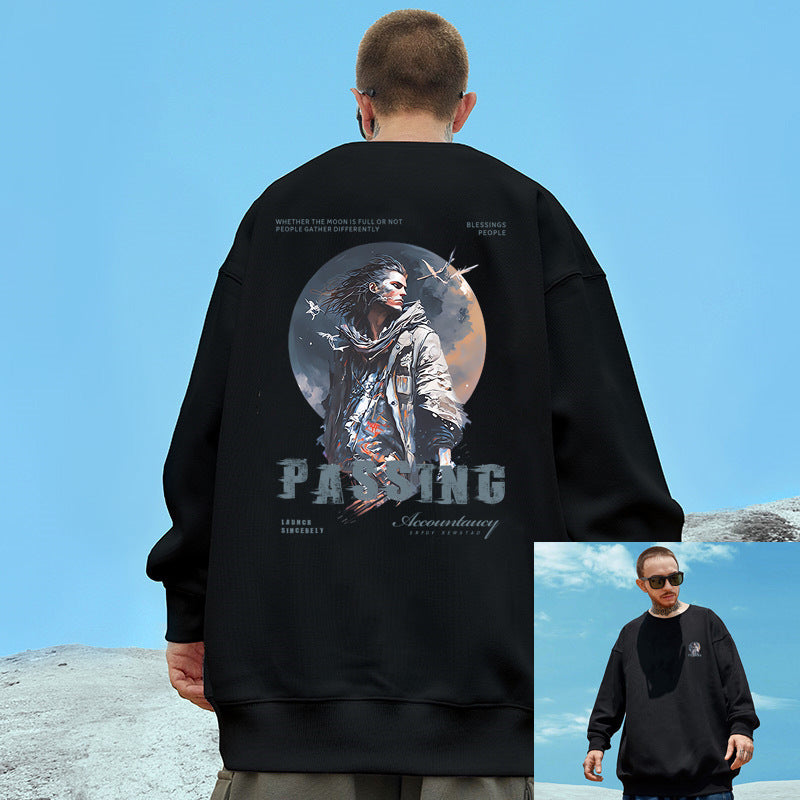 Men’s Rubik’s Cube Plus-Size Crewneck Sweatshirt Y06