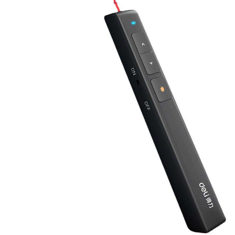 Deli 2802 PPT Laser Page Turner Remote Control Pen