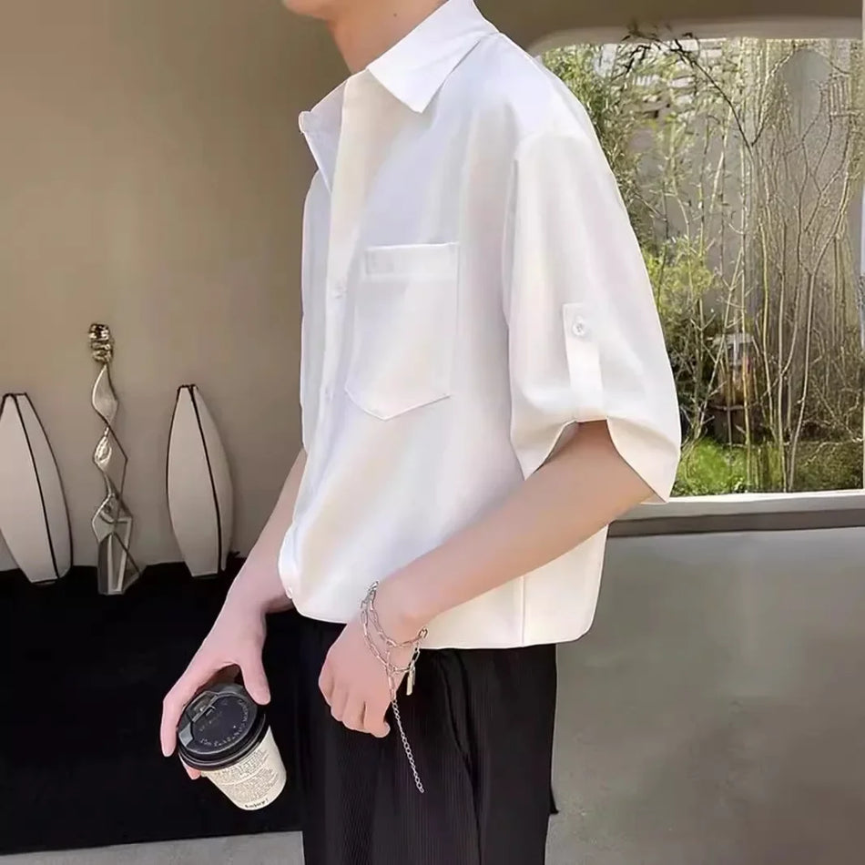 Ice Silk Summer Shirt – Smooth, Cool & Stylishly Mature