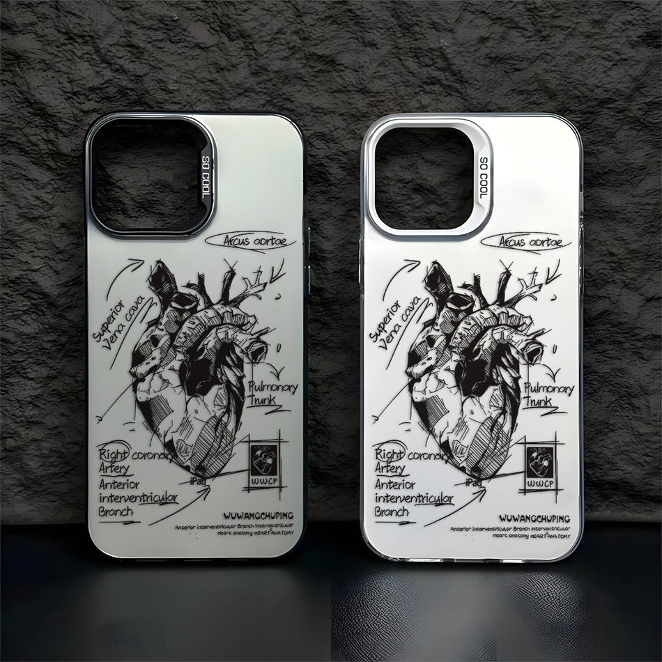 Samsung A73 / A55 Heart Figure Protective Case