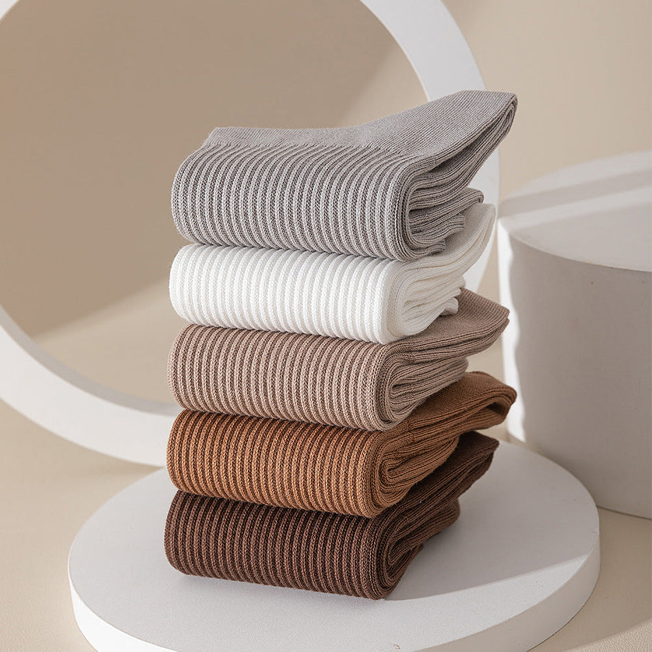 (PACK OF - 5) Class A Cotton Mens Socks 2025 – Antibacterial