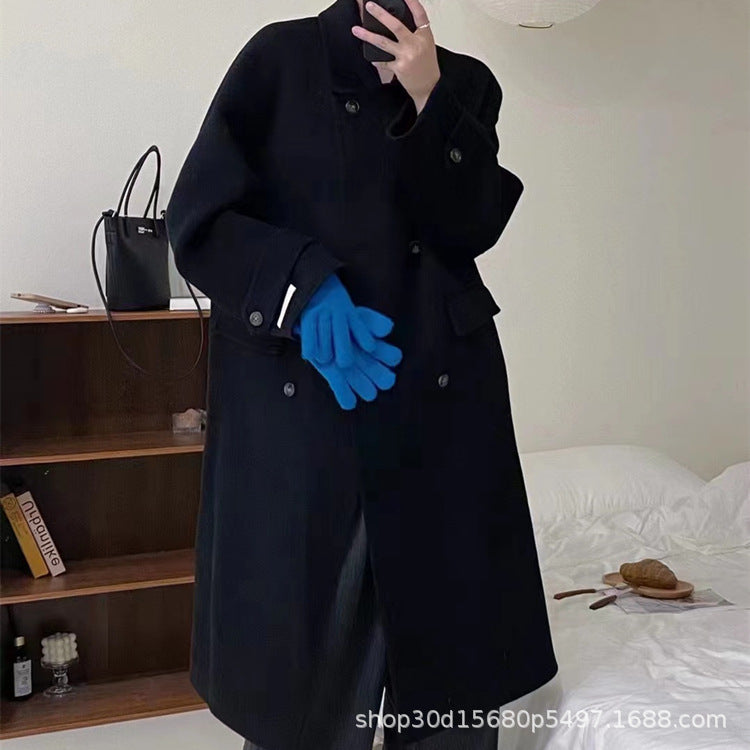 INSTOCK- Korean Wool Mid-Length Coat