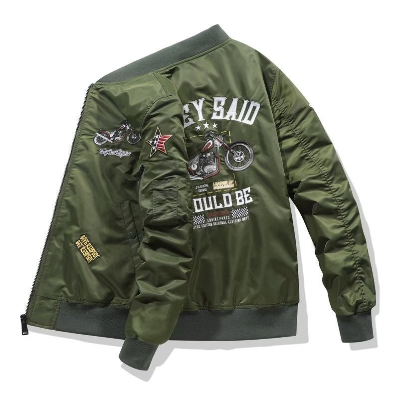 INSTOCK-American Workwear Bomber Mens Jacket 2025
