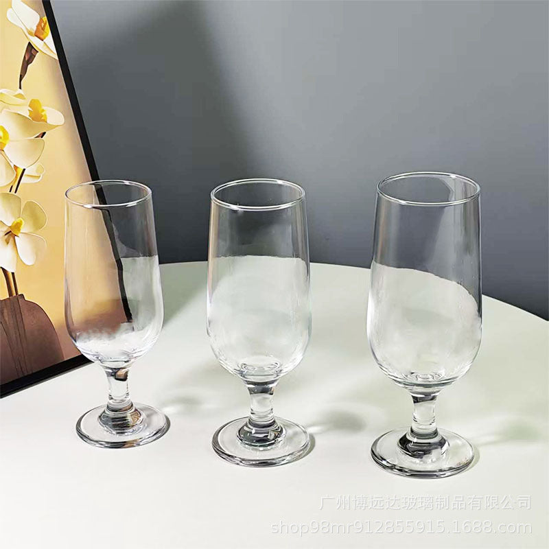 High-Foot Glass Cup for Juice, Wine & Cold Drinks