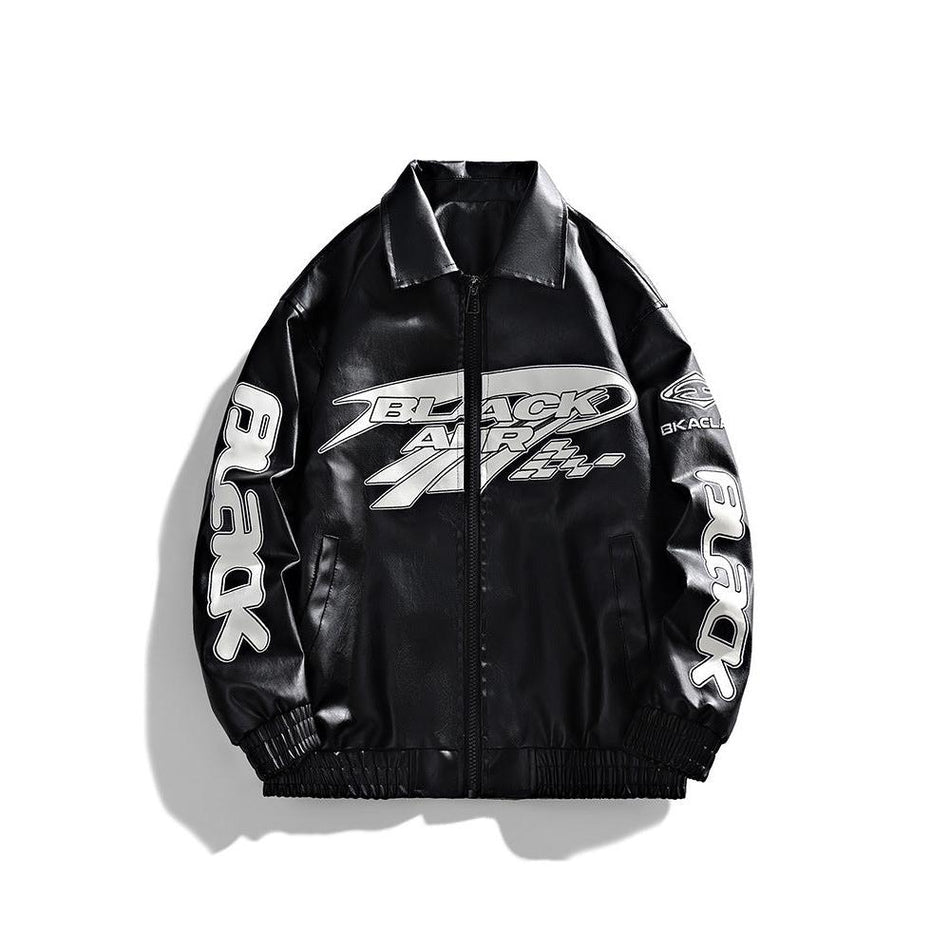 Men’s 2025 Leather Jacket – Spring & Autumn Motorcycle Style