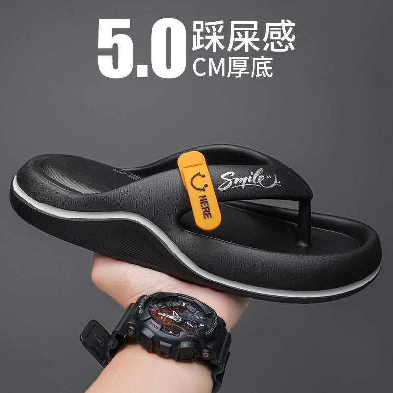 Trbottomy Couple’s Thick-Soled Beach Flip-Flops 2025