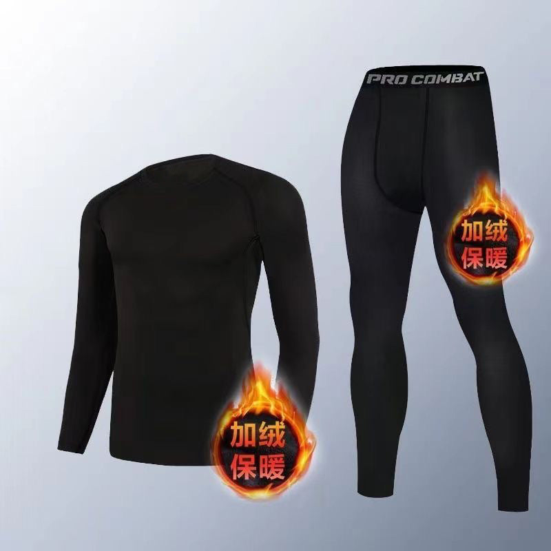 INSTOCK-Men’s Winter Fitness Set – Quick Dry + Fleece