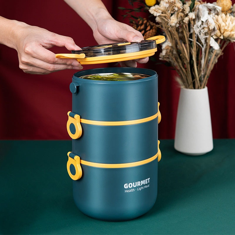 Multi-Layer Heated Lunch Box Set