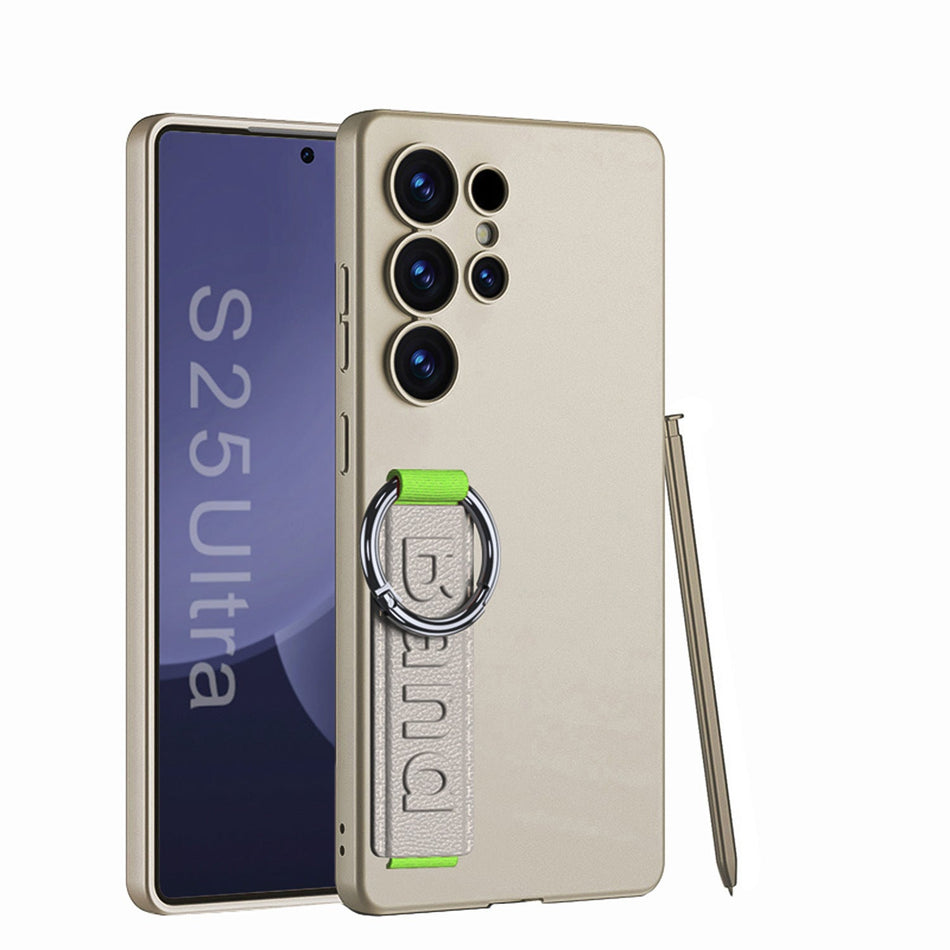 Samsung S25 Ultra Wrist Strap Case – Solid Color, High-End