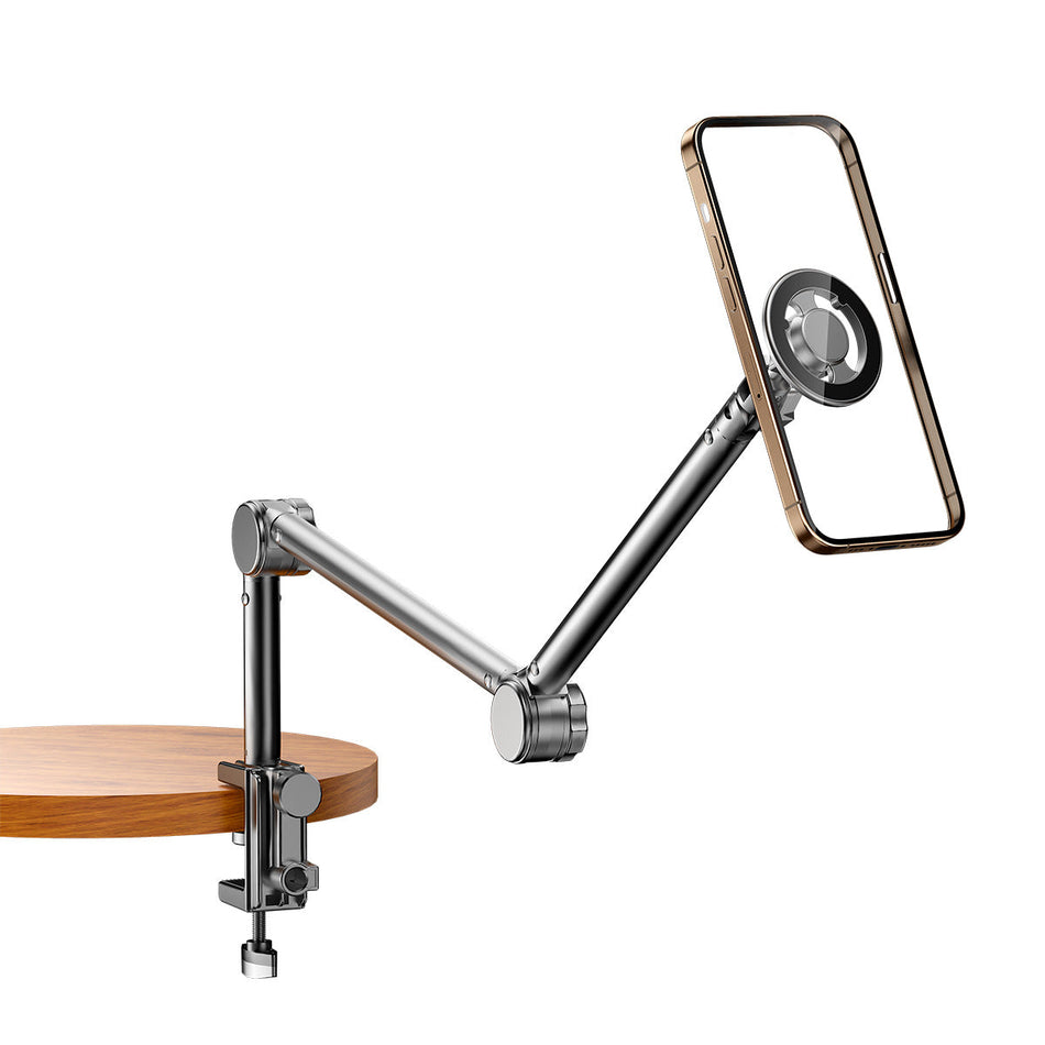 360° Magnetic Desktop Phone Holder Metal Lazy Stand