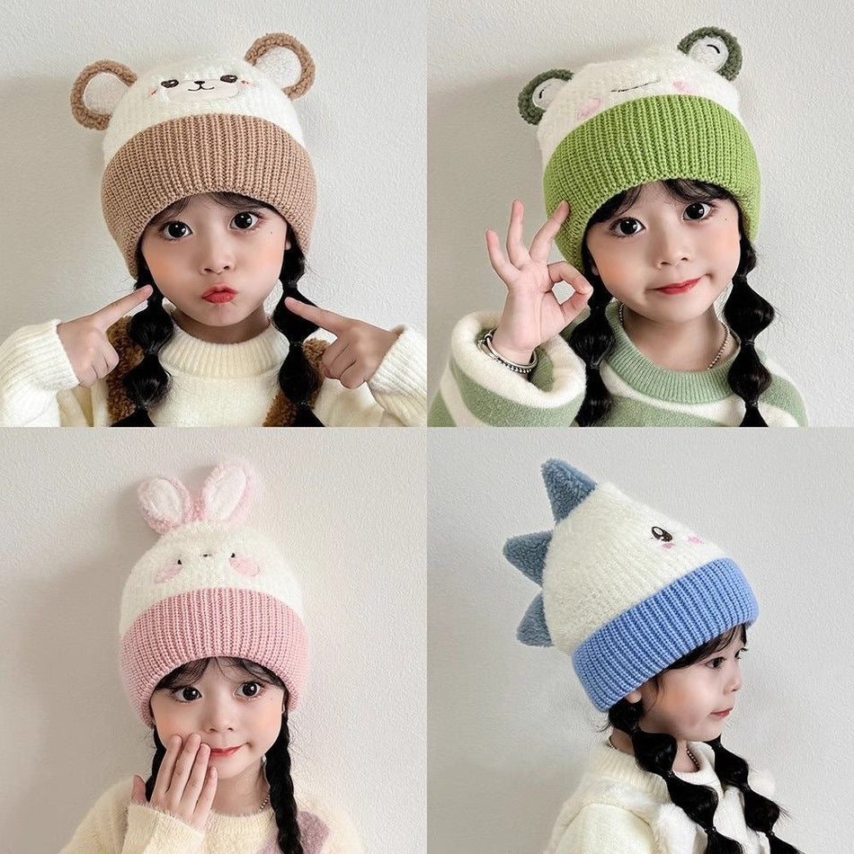 Kids’ Cartoon Wool Hat
