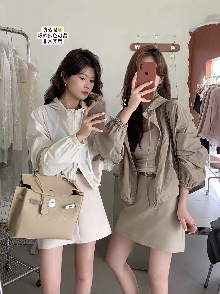 2025 Korean Short Sunscreen Jacket for Women