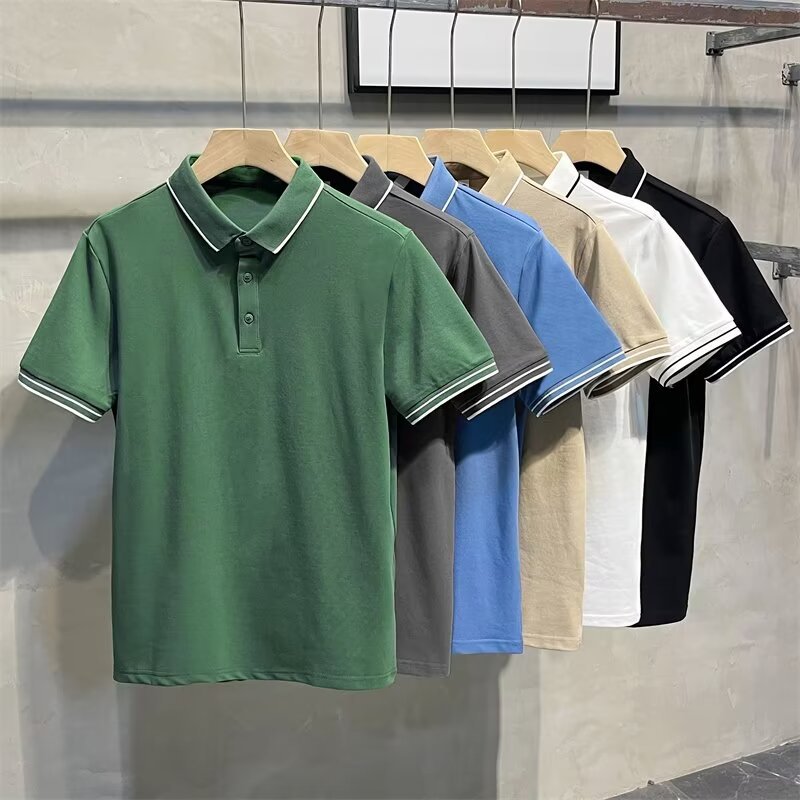 Men’s Slim-Fit Korean Style Summer Polo Shirt
