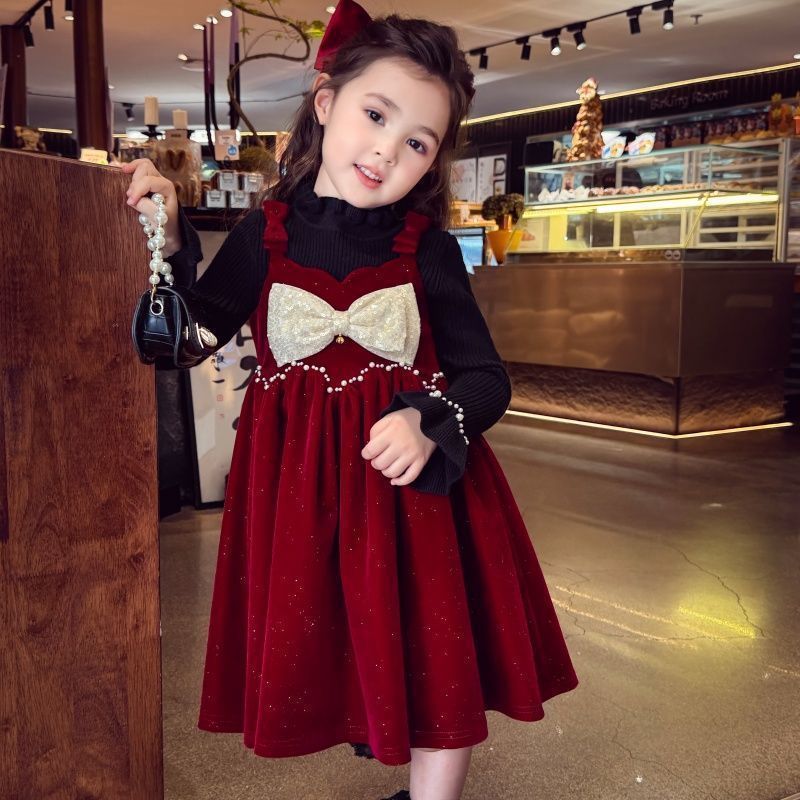 Girls Suspender Skirt Set – Winter Korean Outfit – Outfit Sets – Image 6