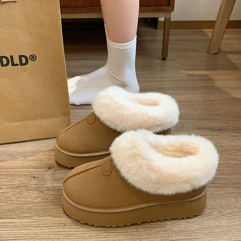 STOCK-Low-Top Snow Boots – Fleece-Lined Warm