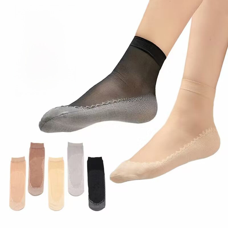 Cotton Bottom Socks for Women (Pack of 4)