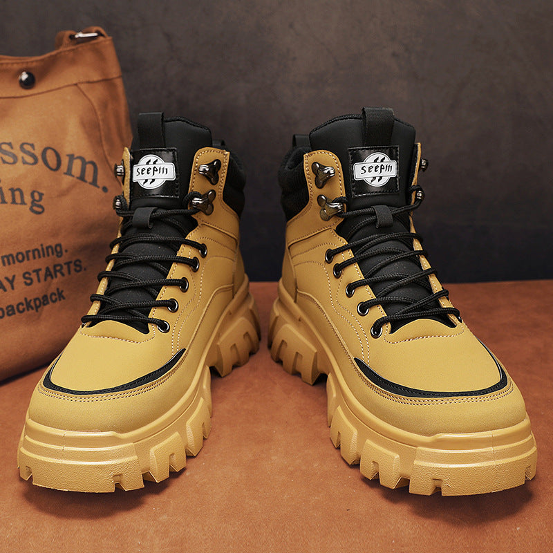 Men’s Martin Boots – British Style Motorcycle and Hiking Shoes