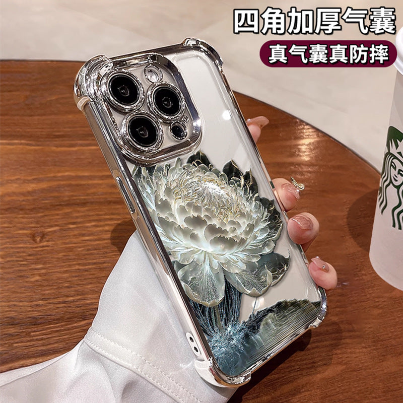Luxury Electroplated iPhone Airbag Case