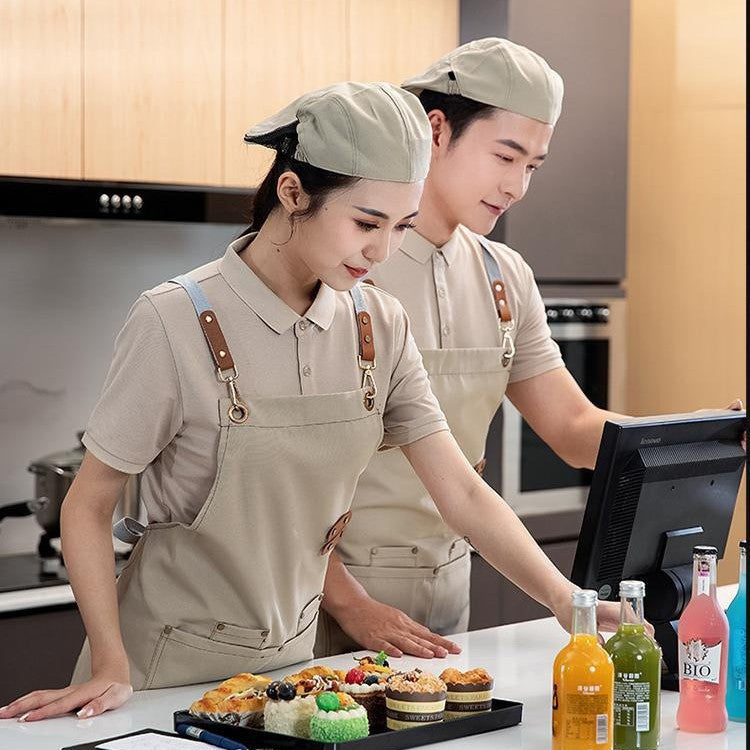 Waterproof Canvas Apron for Kitchen & Catering Work