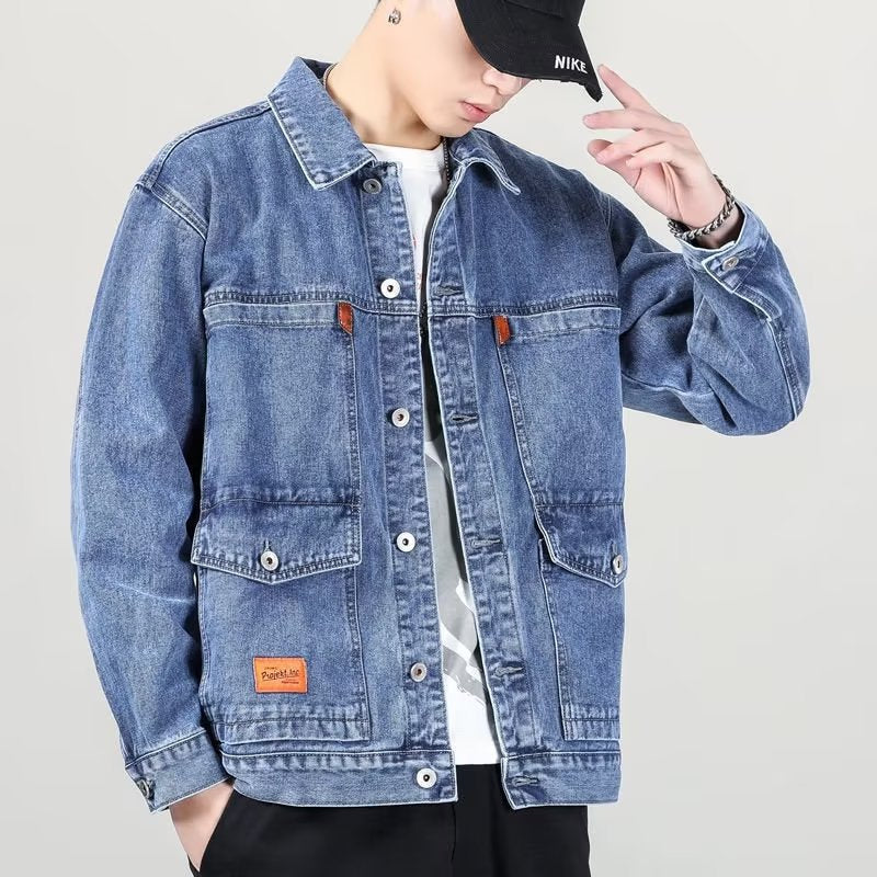 Men’s Japanese Tooling Denim Coat – Autumn Winter