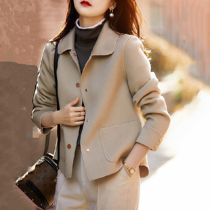 Double-Sided Woolen Coat – Warm, Stylish & Reversible for Winter