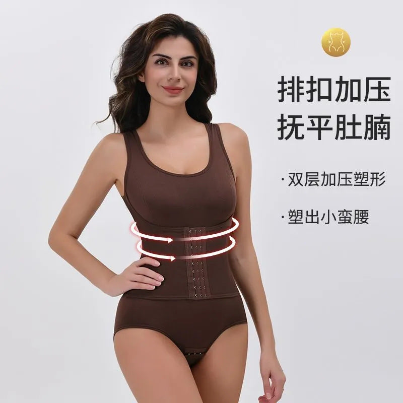 STOCK-Seamless Waist-Cut Body Shaping Jumpsuit – Slimming Fit