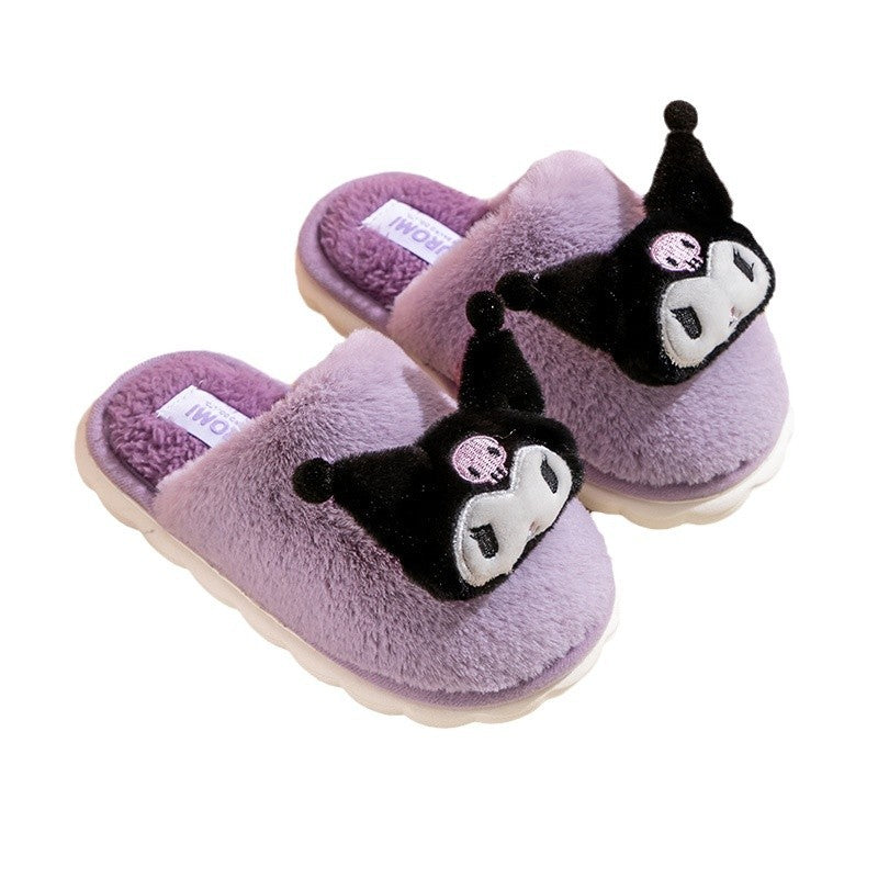 Girls’ Sanrio Winter Cotton Indoor Slippers Non-Slip