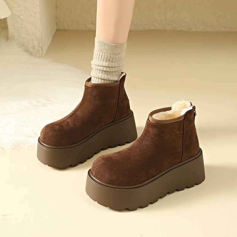 2026 European Warm Snow Boots for Women – 7cm Sole