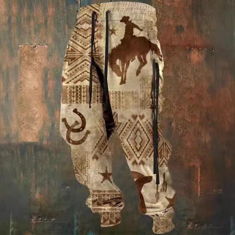 3D Printed Street Joggers – Loose Fit Trendy Pants