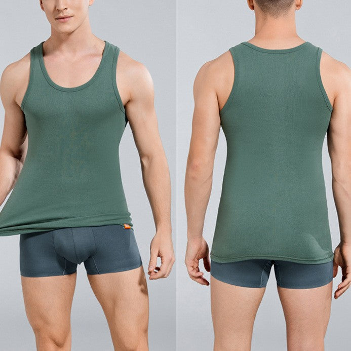 Men's Cotton Sleeveless Vest – Fitness Base Layer Plus Size