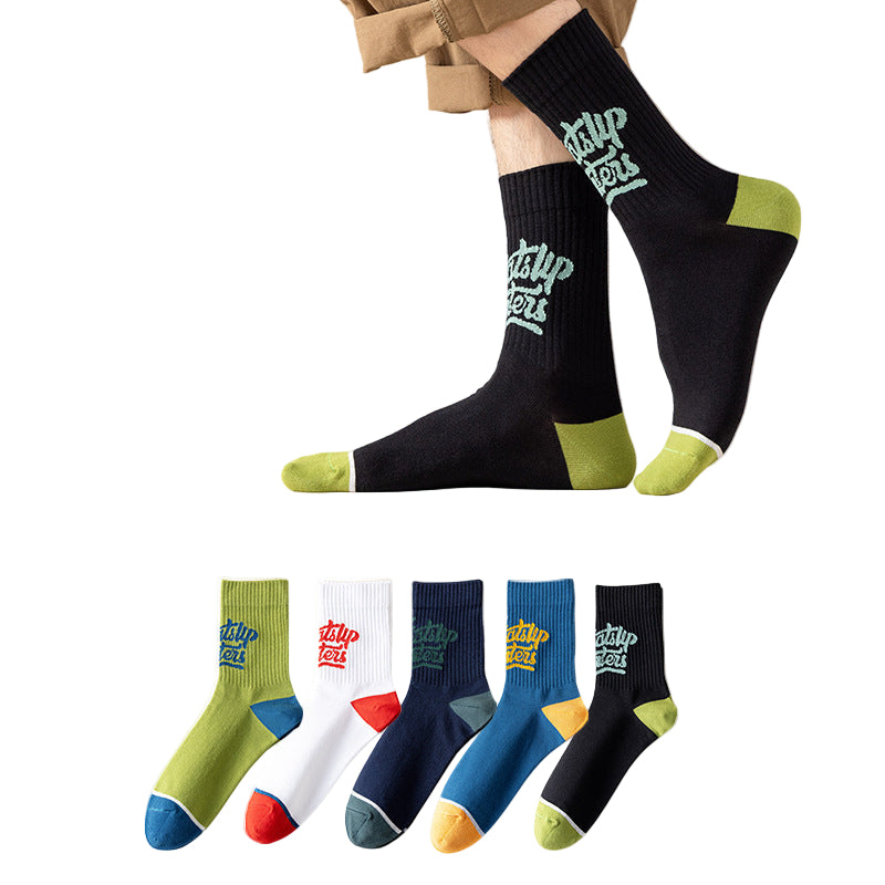 (6 Pack)-Pure Cotton Mens Sports Socks – Antibacterial Mid-Calf
