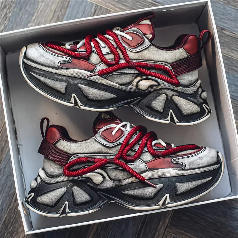 2024 Autumn Low-Top Torre Sneakers – Thick Sole Casual