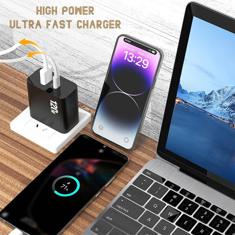 120W Super Fast U+C Multi-Port Charger