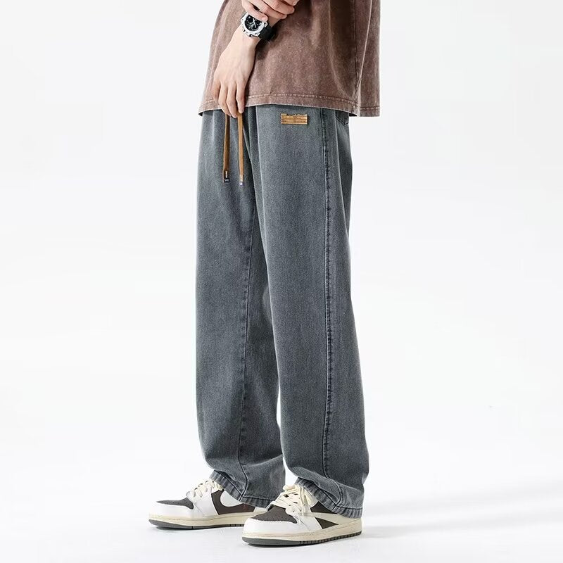 INSTOCK-Men's Loose Wide-Leg Jeans  Autumn Casual Workwear